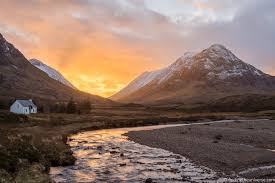 Glencoe Valley at Sunset